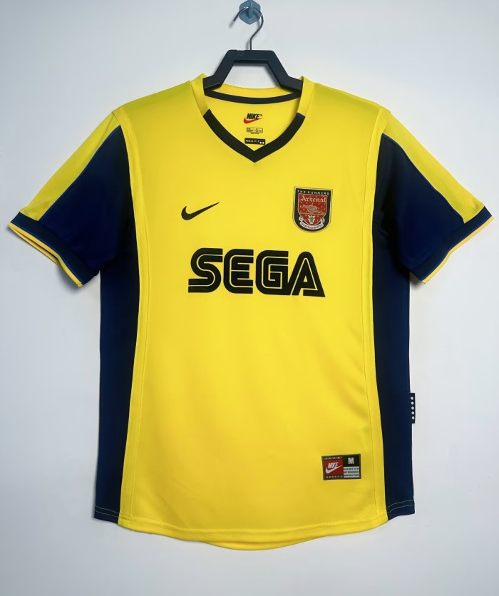 2000-2001 Arsenal Away Retro Soccer Jersey