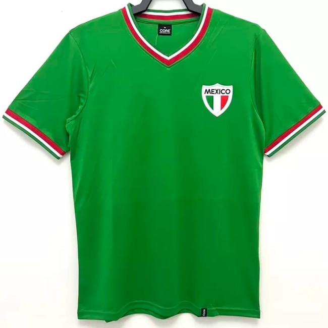 1970 Mexico Home Retro Soccer Jersey