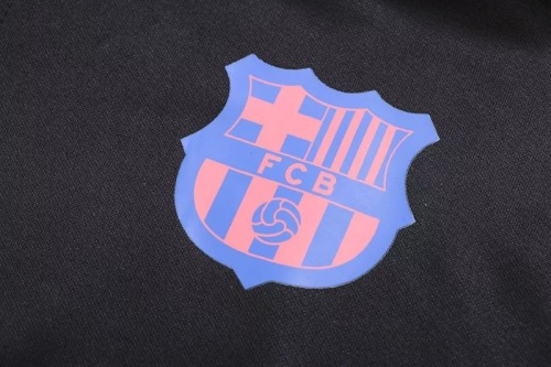22-23 Barcelona Black Hoodie Jacket Tracksuit#F417