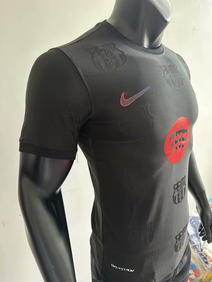25-26 Barcelona Black Special Edition Player Version Training Shirts