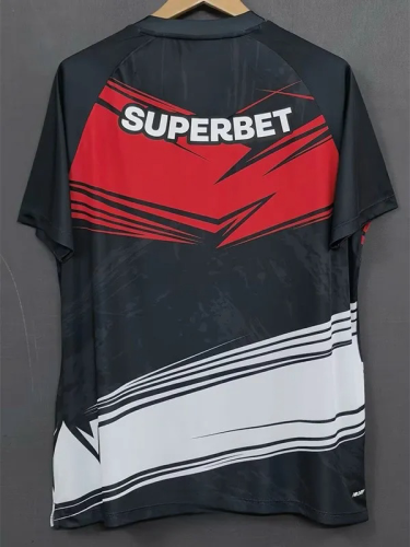 25-26 Sao Paulo Red Black Training shirts