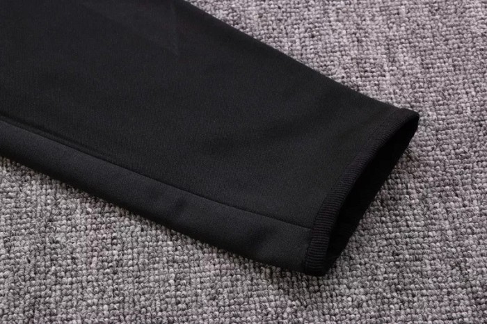 22-23 Paris Saint-Germain Black Hoodie Jacket Tracksuit#F416