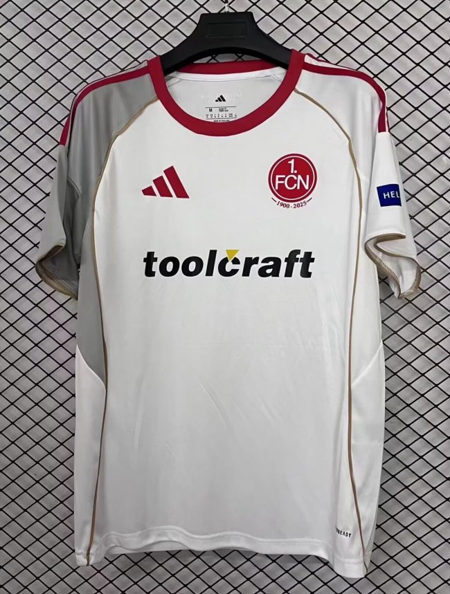 25-26 Nurnberg Away Fans Soccer Jersey 1:1 Thai Quality
