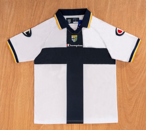 2005-2006 Parma Home Retro Soccer Jersey