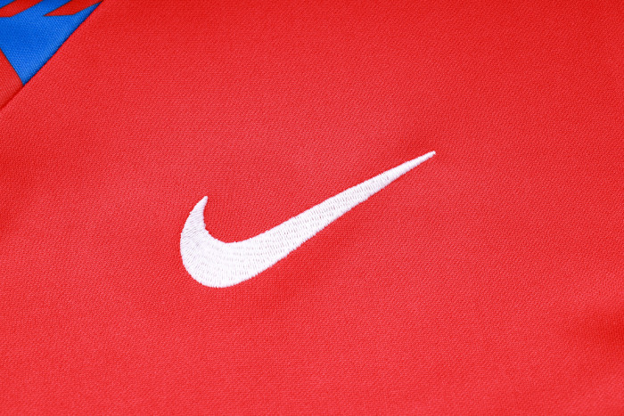 23-24 Barcelona High Quality Half Pull Tracksuit