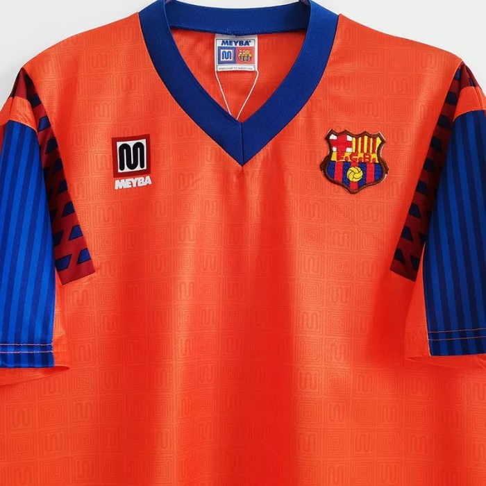 1989-1992 Barcelona Away Retro Soccer Jersey