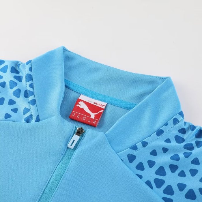 23-24 Manchester City High Quality Half Pull Tracksuit