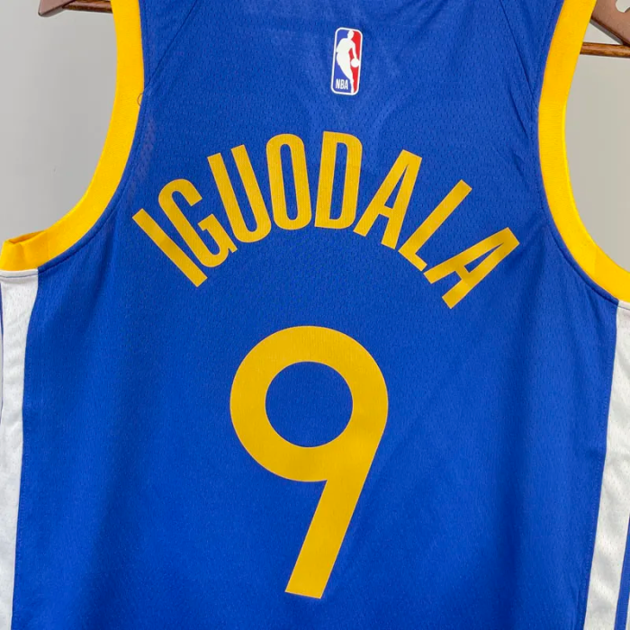 22-23 WARRIORS IGUODALA #9 Blue Top Quality Hot Pressing NBA Jersey