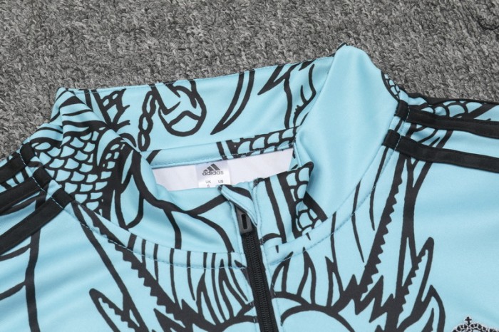 23-24 Real Madrid High Quality Half Pull Tracksuit