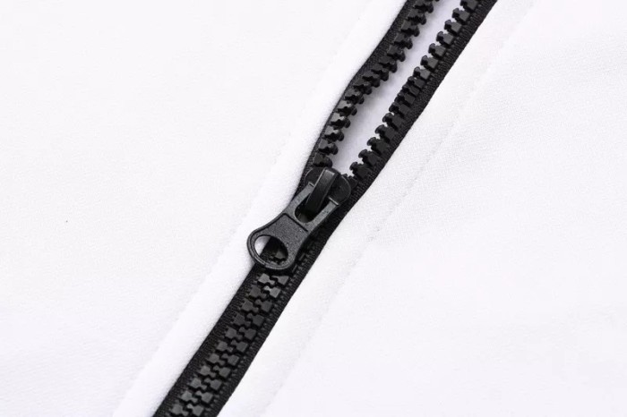 22-23 Liverpool White Hoodie Jacket Tracksuit#F384