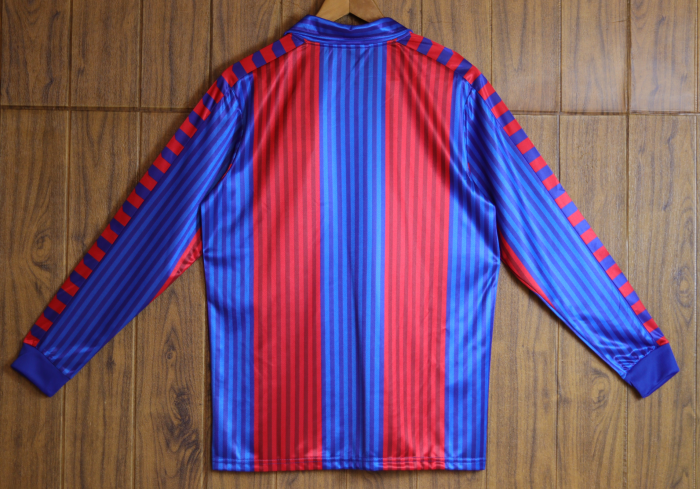 1992 Barcelona Home Long Sleeve Retro Soccer Jersey