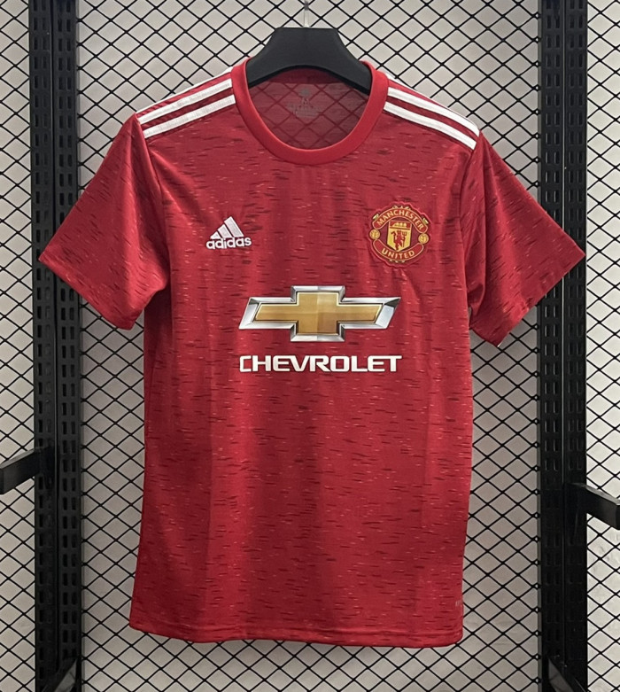 20-21 Manchester United Home Retro Soccer Jersey