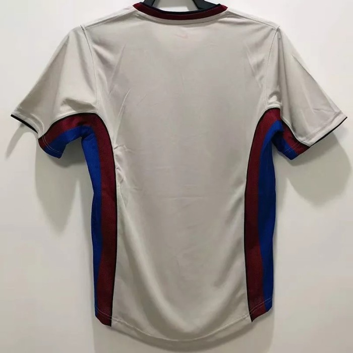1998-1999 Barcelona Away Retro Soccer Jersey