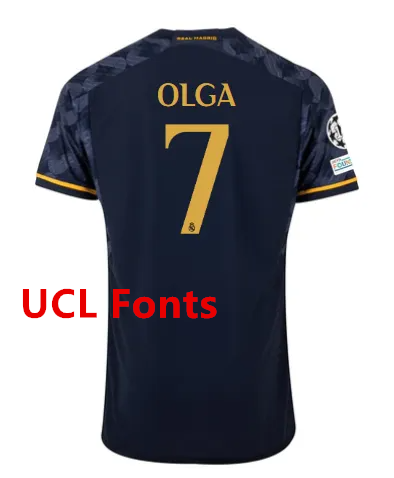 23-24 Real Madrid Away Fans Soccer Jersey