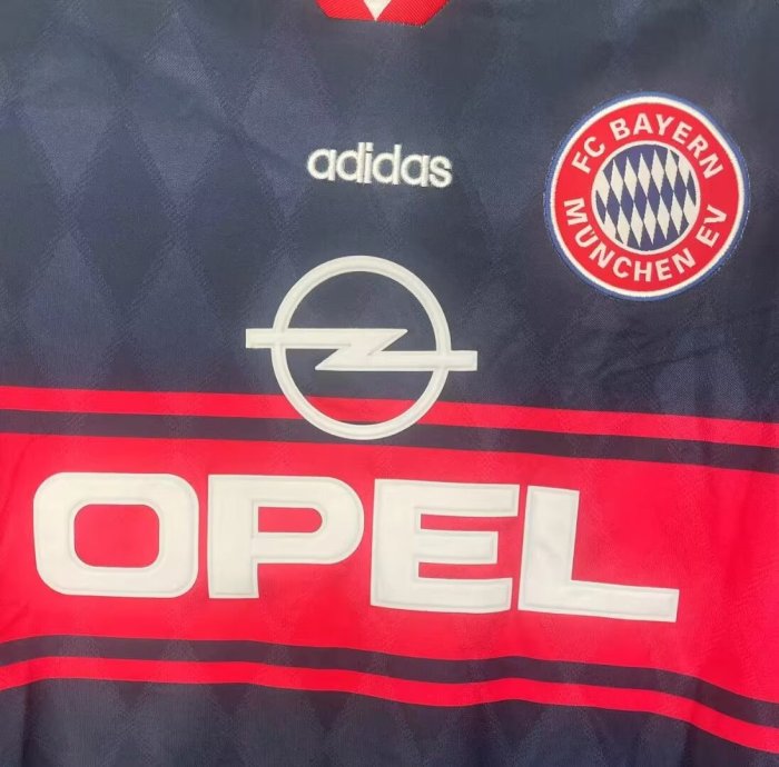 1997-1999 Bayern Home Long sleeves Retro Soccer Jersey
