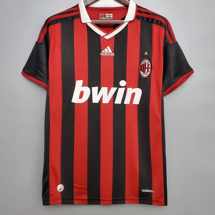2009-2010 AC Milan Home Retro Soccer Jersey