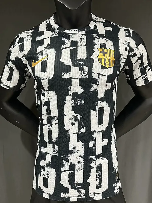 25-26 Barcelona Black White Special Edition Player Version Training Shirts