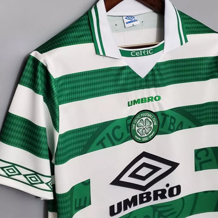 1997-1999 Celtic Home Retro Soccer Jersey