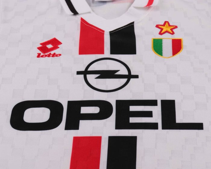 1996-1997 AC Milan Away Retro Kids Soccer Jersey