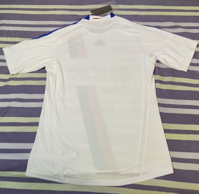 2010-2011 Lyon Home Retro Soccer Jersey