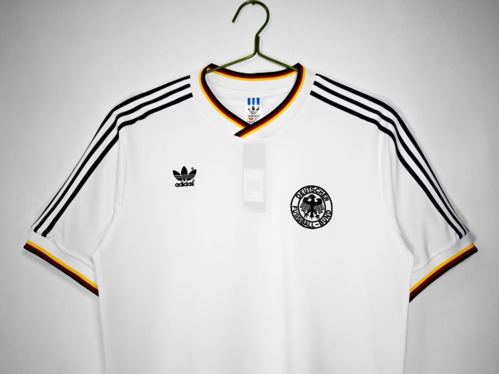 1986 Germany Home Retro Soccer Jersey