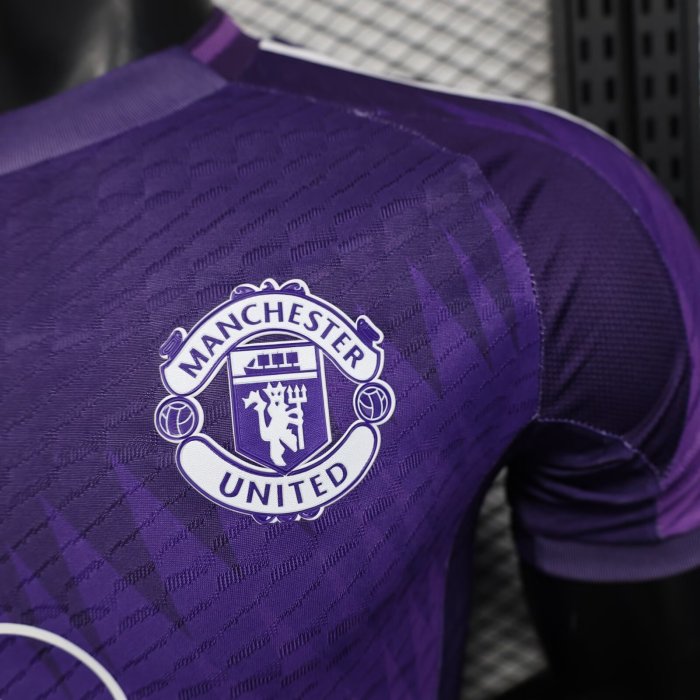 25-26 Manchester United Purple Special Edition Player Version Soccer Jersey