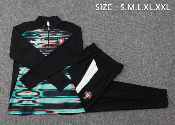 25-26 Portugal High Quality Half Pull Tracksuit
