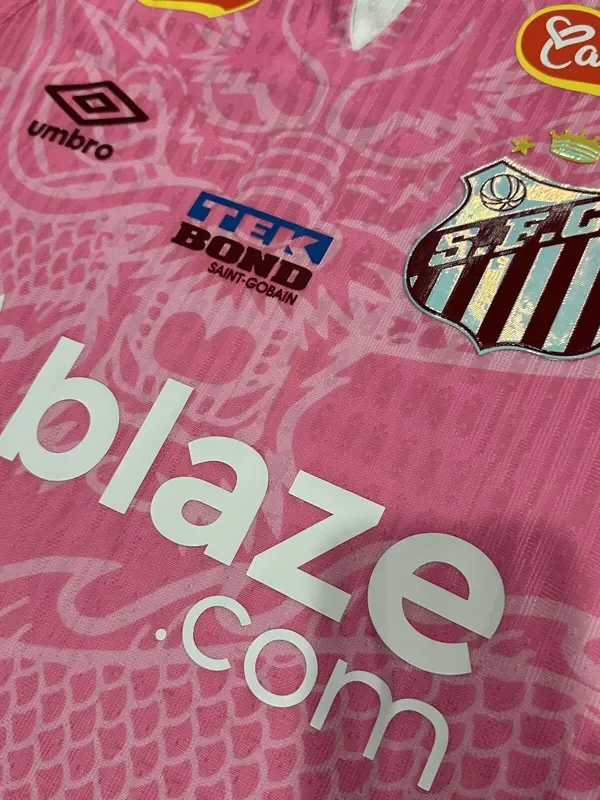 25-26 Santos FC Pink Special Edition Player Version Training Shirts