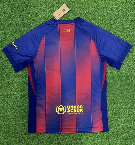 25-26 Barcelona Home Fans Soccer Jersey*空白版