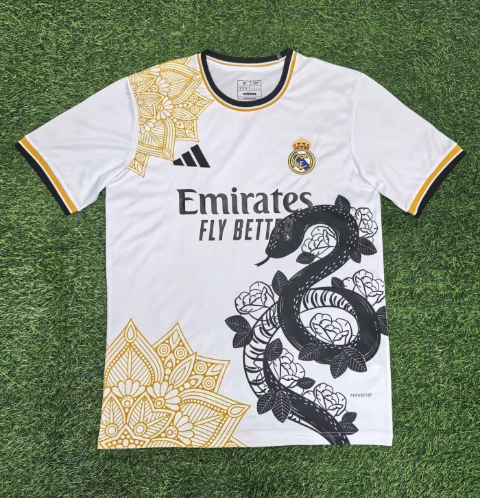 25-26 Real Madrid Year of the Snake Commemorative Edition Fans Soccer Jersey