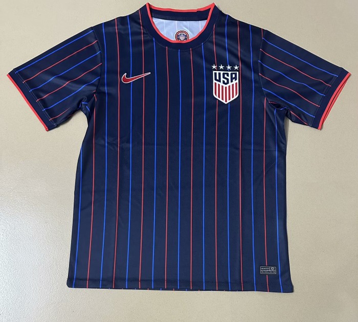 25-26 USA Away Fans Soccer Jersey*带星