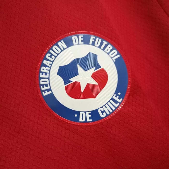 21-22 Chile Home Fans Soccer Jersey