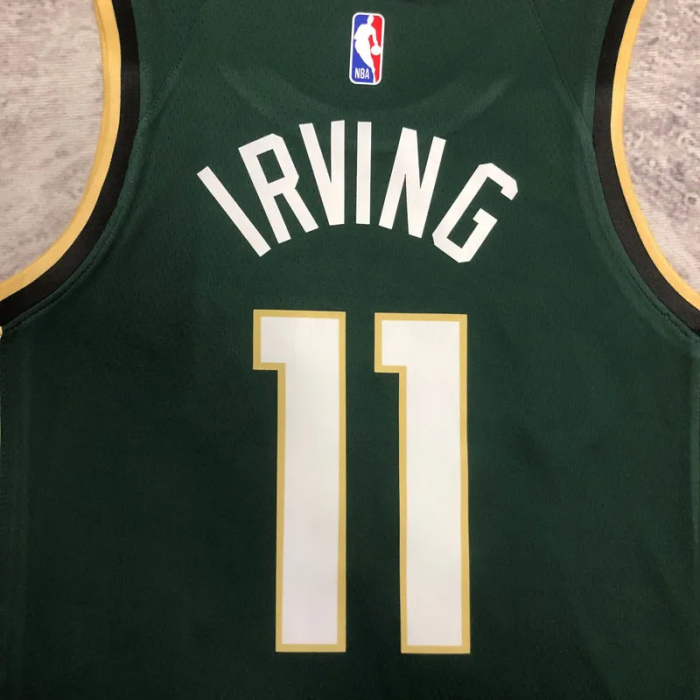 22-23 Celtics IRVING #11 Green City Edition Top Quality Hot Pressing NBA Jersey