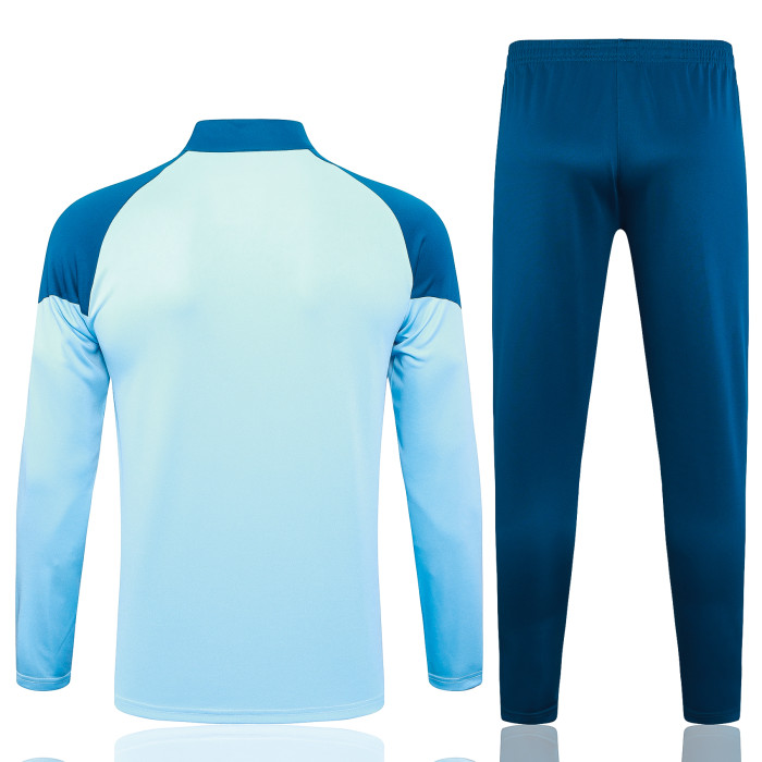 23-24 Manchester City High Quality Half Pull Tracksuit