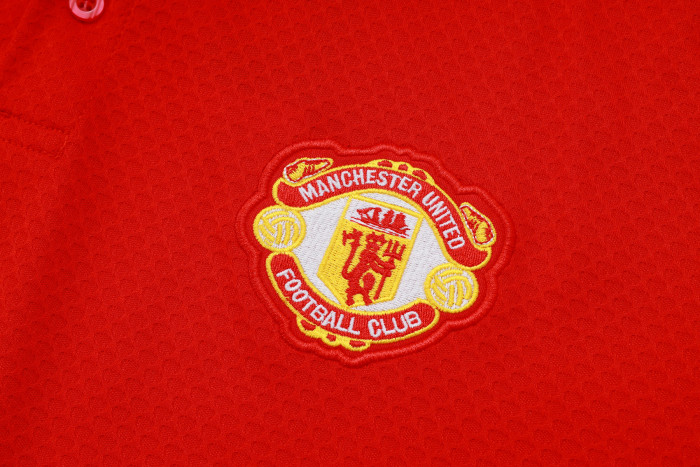 25-26 Manchester United High Quality Polo Tracksuit