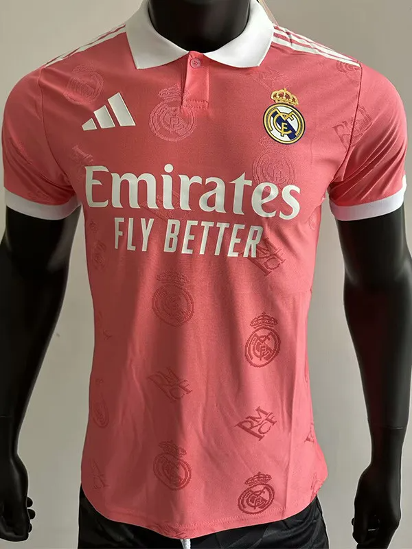 25-26 Real Madrid Pink Special Edition Player Version Training Shirts