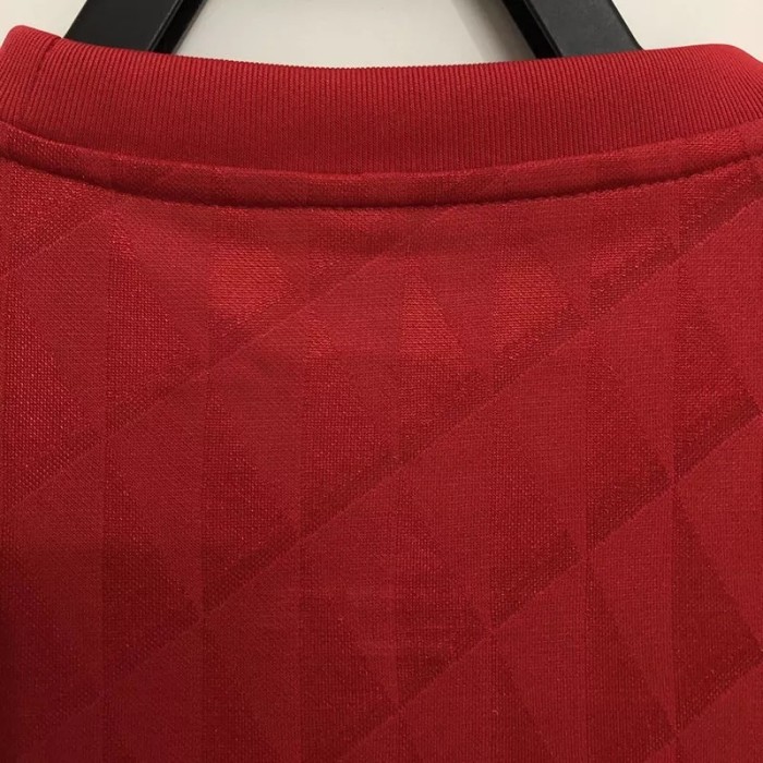 2010-2011 Liverpool Home Long Sleeve Retro Soccer Jersey