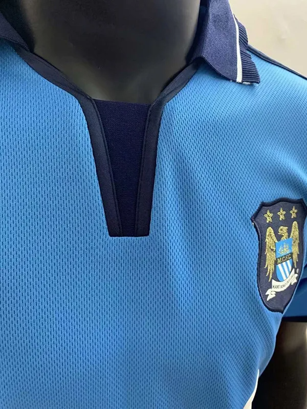 2000-2001 Manchester City Home Retro Soccer Jersey