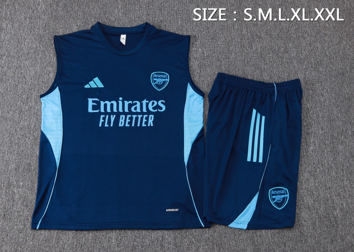25-26 Arsenal High Quality Tank Top And Shorts Suit