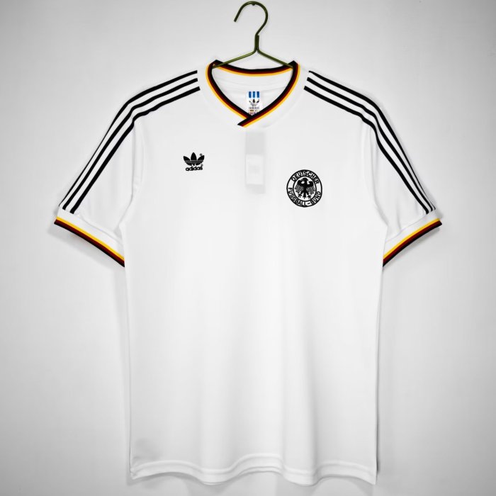1986 Germany Home Retro Soccer Jersey