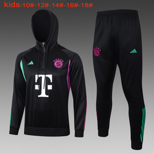 23-24 Bayern High Quality Kids Hoodie Jacket Tracksuit