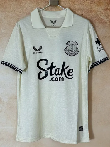 2025 Everton Beige Special Edition Fans Soccer Jersey