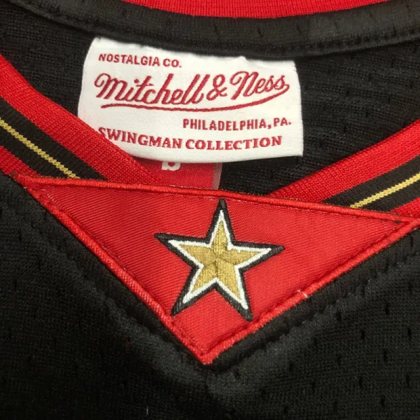 1998 76ERS IVERSON #3 Black Retro Top Quality Hot Pressing NBA Jersey