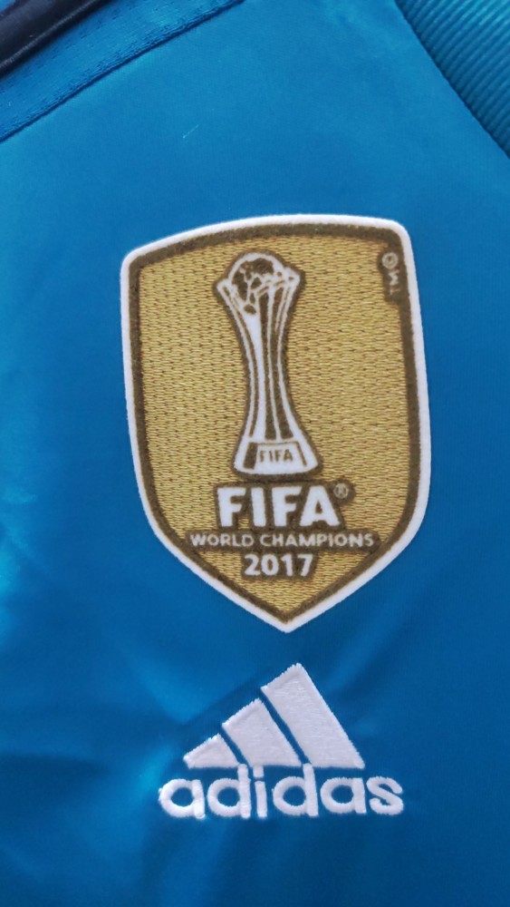 2017-2018 Real Madrid Third Long Sleeve Retro Soccer Jersey