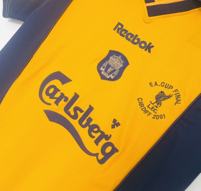 2000-2001 Liverpool Third Retro Soccer Jersey