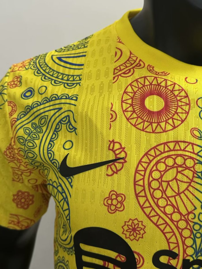 25-26 Barcelona Yellow Special Edition Player Version Training Shirts