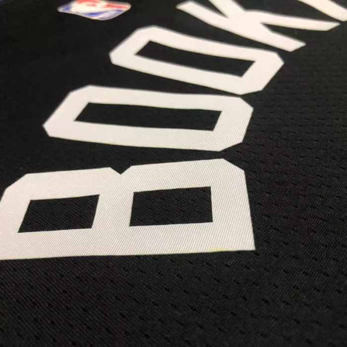 22-23 SUNS BOOKER #1 Black Top Quality Hot Pressing NBA Jersey (Trapeze Edition)