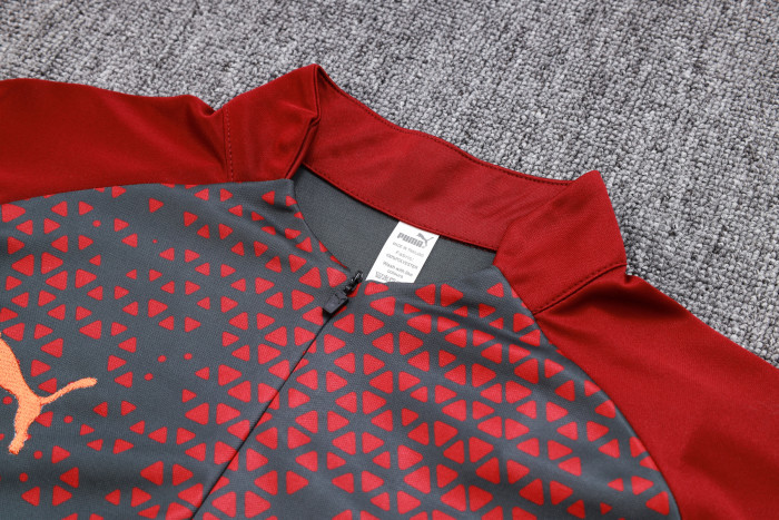 23-24 Manchester City High Quality Half Pull Tracksuit