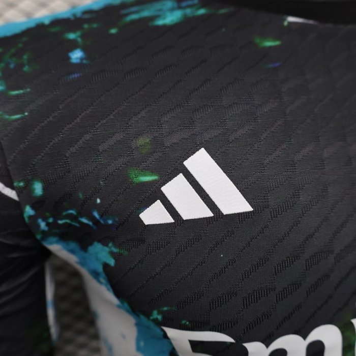 25-26 Real Madrid Black Green Special Edition Player Version Soccer Jersey