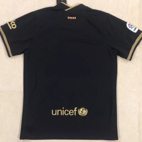 20-21 Barcelona Away Black Fans Soccer Jersey